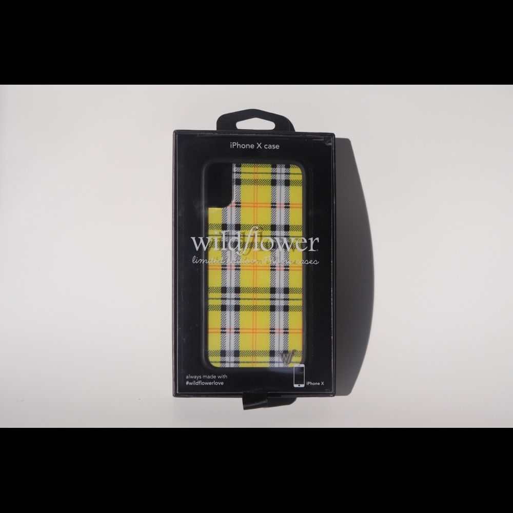 WILDFLOWER Yellow Plaid iPhone X/Xs Case